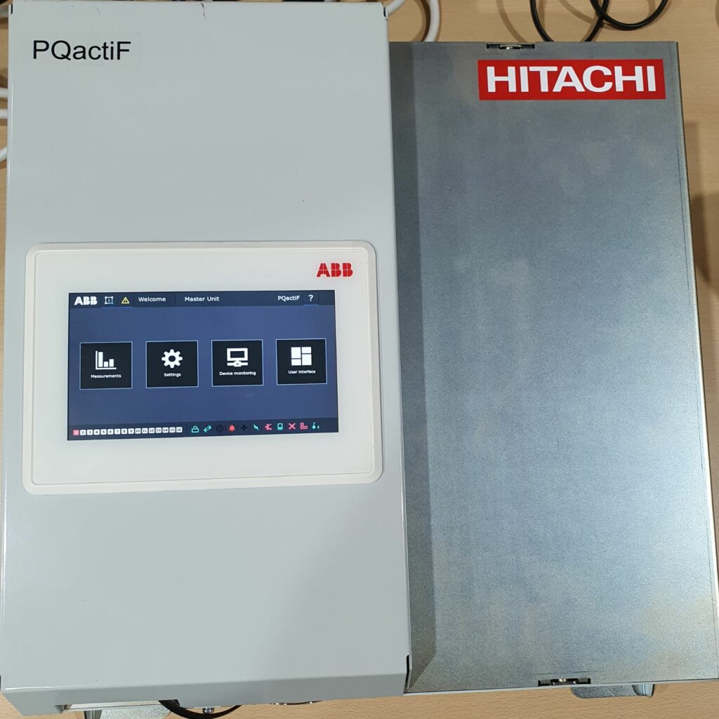 This image shows a Hitachi Low Harmonic filter