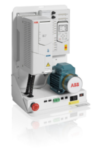 variable speed drive training - this image shows a variable speed drive training rig